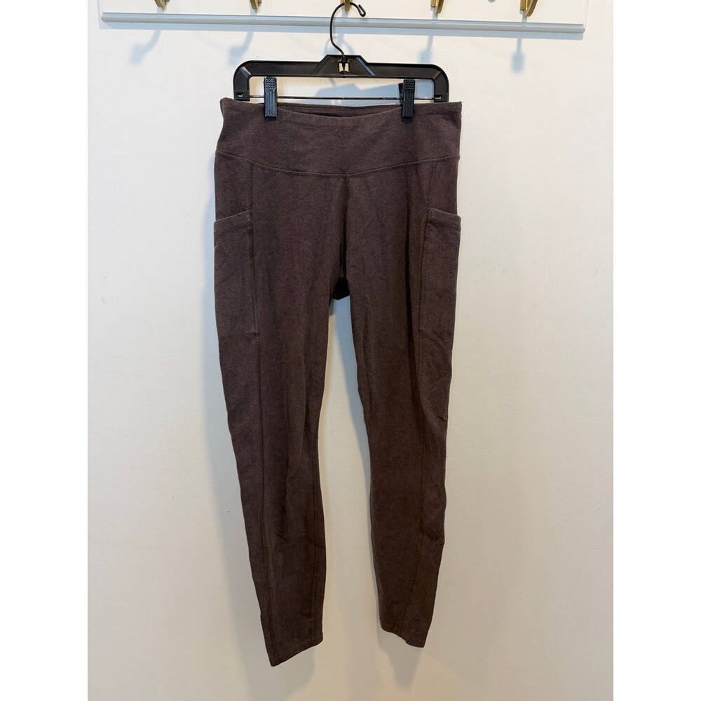 PACT Organic Cotton Leggings - Small - Brown w/Pockets